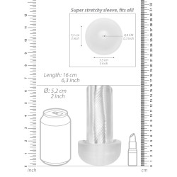 Pumped Pompe pour pénis + Masturbateur Cyber Pump 22 x 6cm